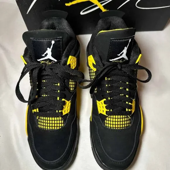 Size 8 - Nike Air Jordan 4 Retro Thunder 2023 Men's Shoes